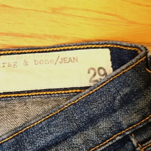 rag & bone Dre Low Rise Ankle Slim Boyfriend Jeans - Picture 4 of 8